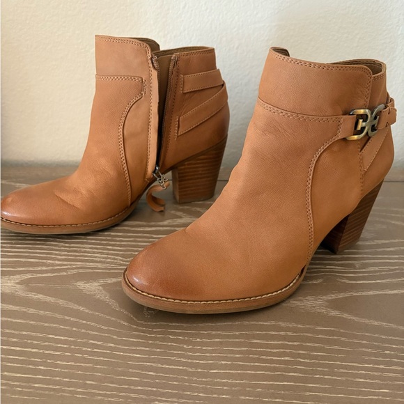 Sam Edelman Morgon Ankle Bootie size 8 in Nut Brown - Picture 6 of 7